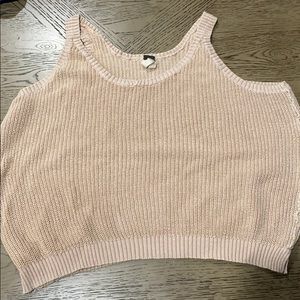 Free People Cropped Sweater Tank